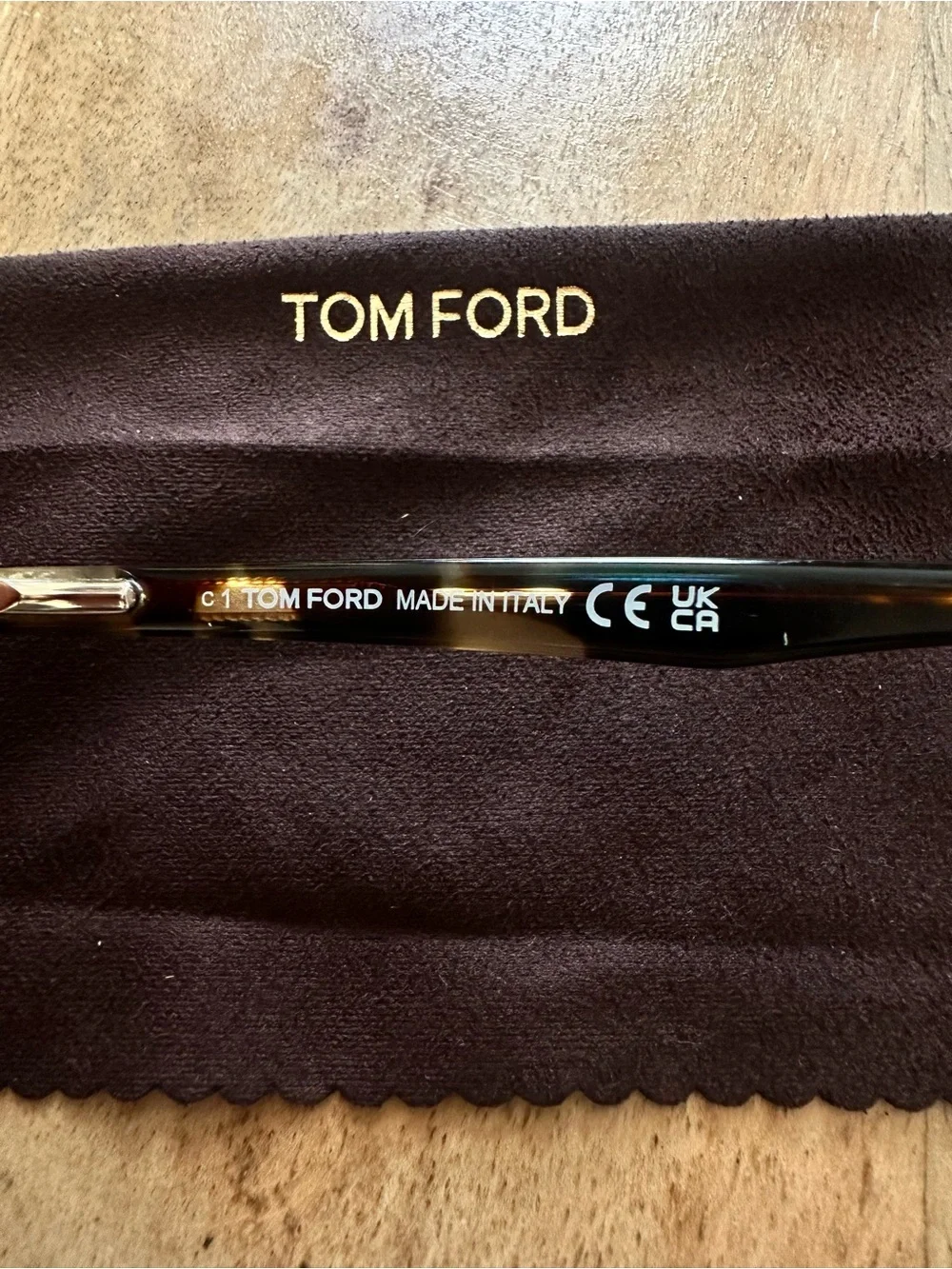 Authentic Tom Ford TF5506 055 Havana Eyeglasses Frames 52-20-145 w/ Case & Cloth